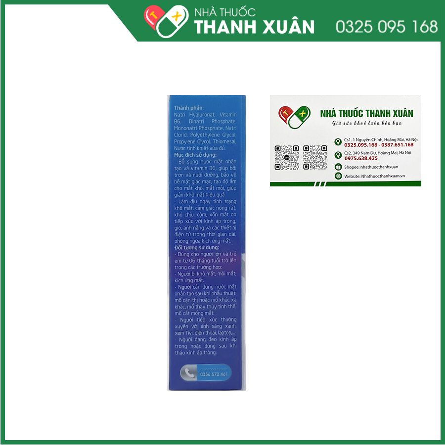 Myotane Ultra dung dịch nhỏ mắt giúp dưỡng ẩm, bảo vệ giác mạc, giảm khô mắt và kích ứng do đeo kính áp tròng hoặc ánh sáng xanh